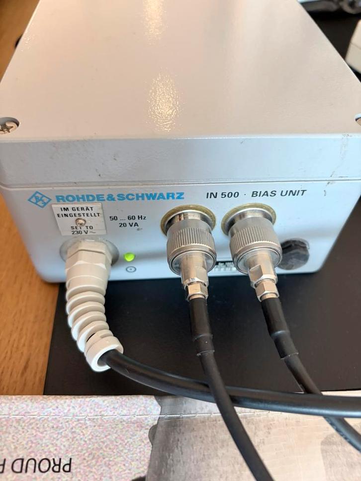 Rohde & Schwarz IN 500 Bias Unit, Telecommunicatie, Zenders en Ontvangers, Zo goed als nieuw, Ontvanger, Ophalen of Verzenden