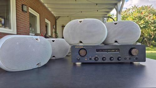 Electro Voice EV 4.2 Speakers + Marantz Versterker, Audio, Tv en Foto, Luidsprekers, Gebruikt, Front, Rear of Stereo speakers