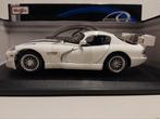 Dodge viper GTS Coupe R white Maisto metal 1:18 KRD, Hobby en Vrije tijd, Modelauto's | 1:18, Ophalen of Verzenden, Zo goed als nieuw