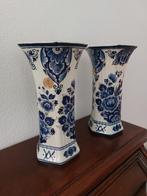 Delftse blauwe vazen, Antiek en Kunst, Antiek | Vazen, Ophalen of Verzenden