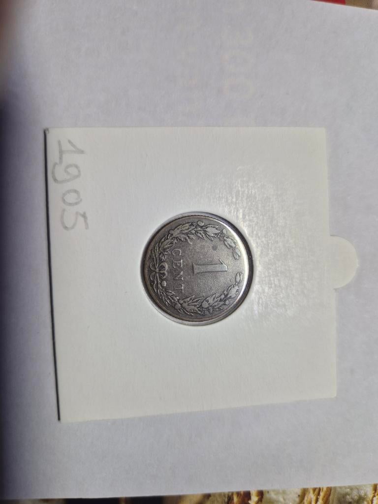 1 cent 1905, Postzegels en Munten, Munten | Nederland, Verzenden, Koningin Wilhelmina, Overige waardes