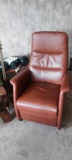Sta op fauteuil/stoel Gealux Lederen electrisch verstelbaar, Huis en Inrichting, Ophalen, Zo goed als nieuw, 50 tot 75 cm, Leer