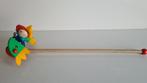 Houten duwstok Papegaai Papagallo, Ophalen, Zo goed als nieuw, Duw- of Trekspeelgoed