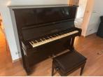 Mooie oude Hilger piano met pianokruk, Muziek en Instrumenten, Piano's, Ophalen, Gebruikt, Zwart, Piano