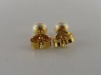 Gouden oorknopjes met parel                               G9, Sieraden, Tassen en Uiterlijk, Oorbellen, Gebruikt, ., Ophalen of Verzenden