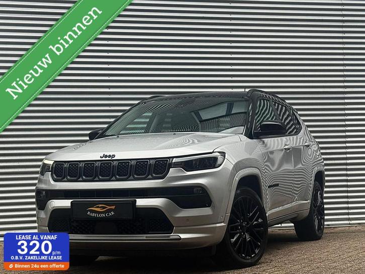 Jeep Compass 4xe 240 Plug-in Hybrid S/Panodak /Camera/Leder/, Auto's, Jeep, Bedrijf, Te koop, Compass, 360° camera, 4x4, ABS, Achteruitrijcamera