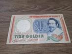 Prachtig- biljet 10 gulden Hugo de Groot, 1953, Postzegels en Munten, Bankbiljetten | Nederland, Ophalen of Verzenden, 10 gulden
