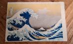japanse prent houtsnede Hokusai the Wave, Antiek en Kunst, Ophalen of Verzenden