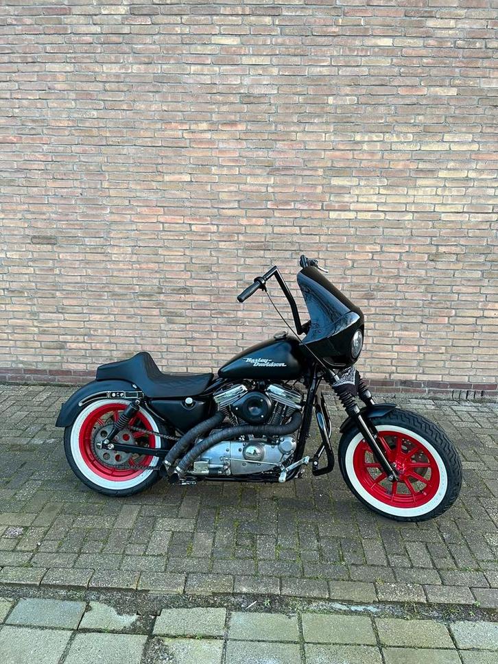 Harley davidson sportster hugger 1988, Motoren, Motoren | Harley-Davidson, Particulier, Chopper, Ophalen of Verzenden