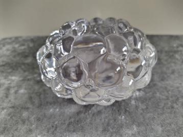 Orrefors Raspberry motief kaarsenhouder. beschikbaar voor biedingen