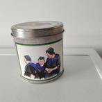 Blik,Zeeuwse vrouwen,blauw en groen patroon,klederdracht, Verzamelen, Ophalen of Verzenden, Zo goed als nieuw, Overige