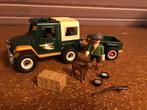 Playmobil 4206 Boswachter met jeep, Kinderen en Baby's, Speelgoed | Playmobil, Ophalen of Verzenden, Zo goed als nieuw, Complete set