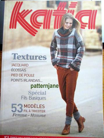 breien 2 x KATIA prachtige breipatronen (nr. 8 en 9) NL + FR beschikbaar voor biedingen