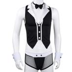 Heren ober lingerie pakje / sexy setje mannen kostuum, Kleding | Heren, Verzenden, Nachtkleding