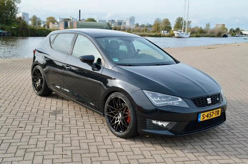 Seat Leon 1.8 FR 235pk 2015 Zwart trekhaak, Auto's, Seat, Bedrijf, Leon, ABS, Airbags, Airconditioning, Alarm, Bluetooth, Bochtverlichting