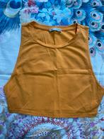 Zara crop top donker geel maat L nieuw, Maat 38/40 (M), Geel, Nieuw, Ophalen of Verzenden