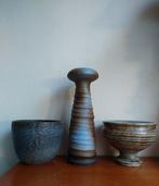 setje blauw aardewerk keramiek vaas pot Vest Keralux, Antiek en Kunst, Antiek | Keramiek en Aardewerk, Ophalen of Verzenden