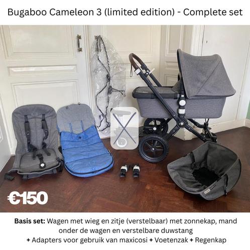Mooie Bugaboo Cameleon 3 (limited edition) - Complete set, Kinderen en Baby's, Kinderwagens en Combinaties, Zo goed als nieuw