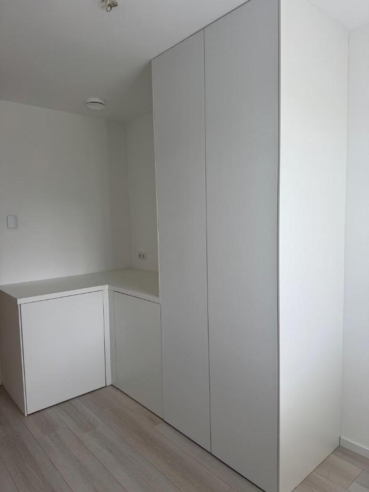 Wandkastenset met wasmachine-/drogerkasten en kledingkast, Huis en Inrichting, Kasten | Kledingkasten, Zo goed als nieuw, 200 cm of meer