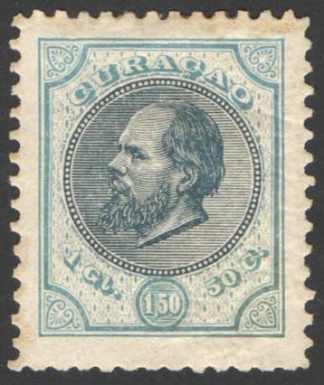 Curacao NVPH nr 11 ongebruikt Koning Willem III 1889 beschikbaar voor biedingen