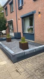 Cortenstaal bloembakken, Tuin en Terras, Bloembakken en Plantenbakken, Ophalen, Vierkant, Nieuw, Tuin