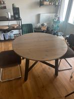 Ronde tafel / eettafel Leenbakker, Huis en Inrichting, Tafels | Eettafels, Ophalen, Gebruikt, Rond, Vier personen