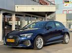 Audi A3 SPORTBACK 30 TFSI S edition, Gebruikt, Blauw, Leder en Stof, Bedrijf