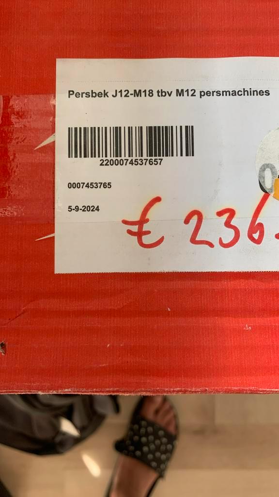 Milwaukee Persbek J12-M18 voor M12 persmachine op accu, Doe-het-zelf en Verbouw, Gereedschap | Machine-onderdelen en Toebehoren