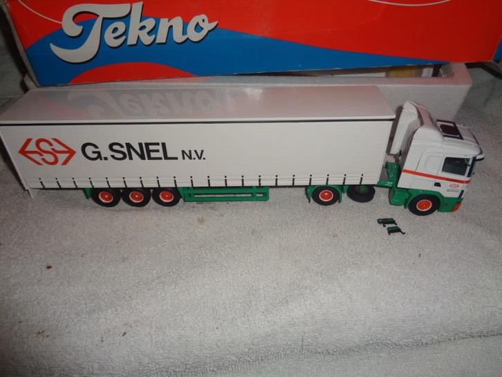 Tekno Scania G Snel, Hobby en Vrije tijd, Modelauto's | 1:50, Zo goed als nieuw, Bus of Vrachtwagen, Tekno, Ophalen of Verzenden