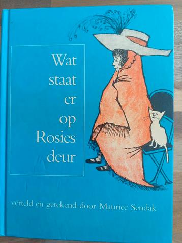 Maurice  Sendak. Wat staat er op Rosies deur? Schaars. 1978 beschikbaar voor biedingen