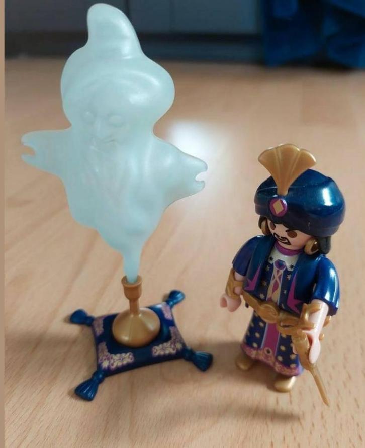 Playmobil Magiër met glow in the dark spook set 5295, Kinderen en Baby's, Speelgoed | Playmobil, Zo goed als nieuw, Complete set