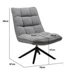 Fauteuil zgan! Stoel relax fauteuil, Ophalen, Zo goed als nieuw, 50 tot 75 cm