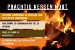 🍒Kersenhout-Openhaardhout/stookhout/kachelhout 🍒, Tuin en Terras, Haardhout, 6 m³ of meer, Ophalen, Overige houtsoorten, Blokken