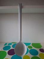 Oude wit geëmailleerde soep opscheplepel., Ophalen of Verzenden, Gebruikt