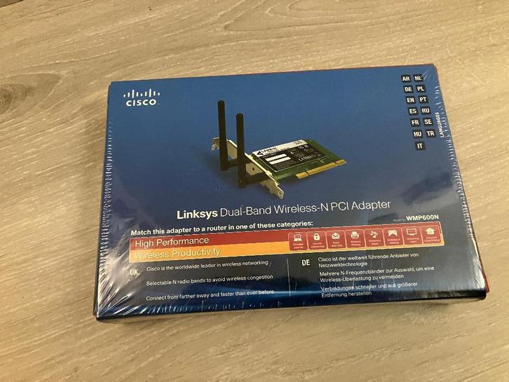 Linksys WMP600N Wifi kaart, Computers en Software, Netwerkkaarten, Nieuw, Intern, Ophalen of Verzenden