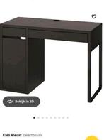 ZGAN: MICKE bureau zwartbruin, Huis en Inrichting, Bureaus, Ophalen, Zo goed als nieuw