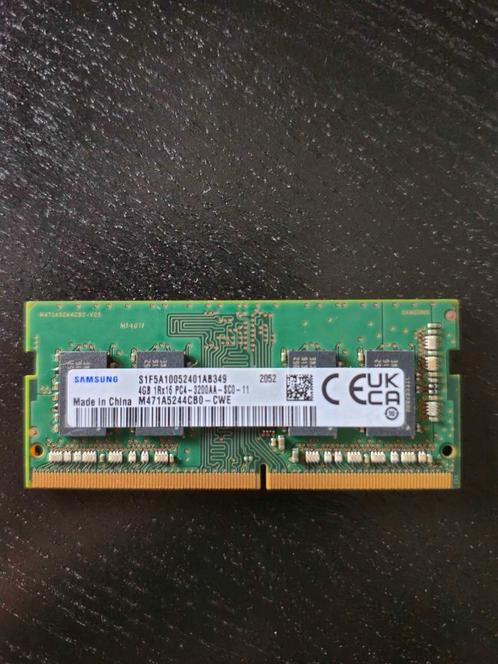 Samsung 4GB SODIMM Ramgeheugen., Computers en Software, RAM geheugen, Zo goed als nieuw, Laptop, 4 GB, DDR4, Ophalen of Verzenden