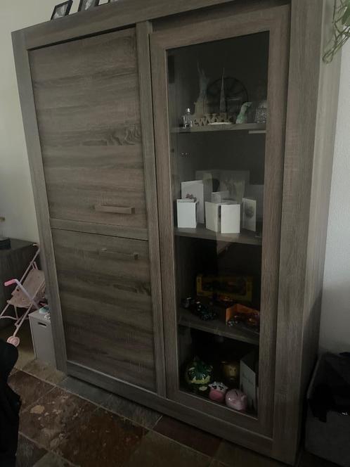 Kast, Huis en Inrichting, Kasten | Vitrinekasten, Gebruikt, 150 tot 200 cm, 100 tot 150 cm, 25 tot 50 cm, Met deur(en), Met plank(en)