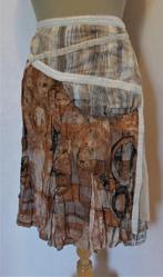 Aparte rok van Save The Queen! L, Kleding | Dames, Rokken, Bruin, Verzenden, Maat 42/44 (L), Zo goed als nieuw
