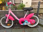 Meisjes fiets 14inch, Fietsen en Brommers, Fietsen | Kinderfietsjes, Ophalen, Gebruikt, Minder dan 16 inch, Zijwieltjes