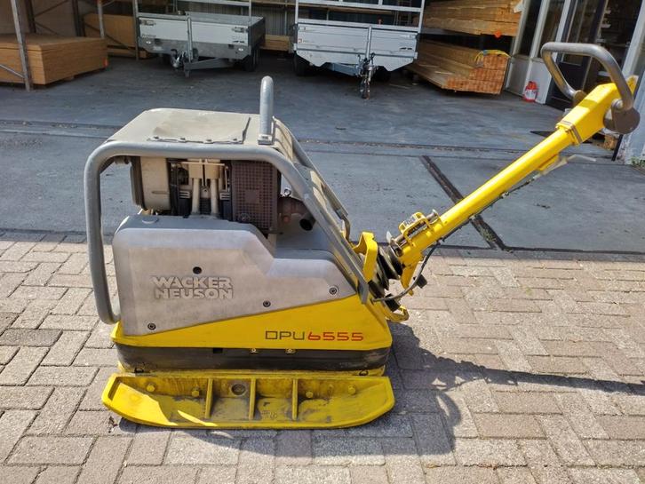 Wacker trilplaat te koop DPU 6555, Tuin en Terras, Hand-tuingereedschap, Gebruikt, Ophalen