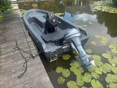 Pinoner 12 Dark Line met console en Yamaha 8PK elek.startend, Watersport en Boten, Vis- en Consoleboten, Gebruikt, Tot 10 pk, 3 tot 6 meter