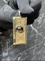 Prachtige 14k gouden 100 Dollar hanger, Ophalen of Verzenden, Zo goed als nieuw, Goud