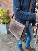 Leren laptoptas visconti hunter texas L, Sieraden, Tassen en Uiterlijk, Ophalen of Verzenden, Zo goed als nieuw, Bruin