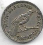 6  pence  1948   Nieuw  Zeeland. km. 16, Verzenden, Losse munt