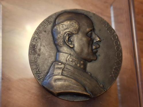 WW1 Medaillon Dr. Paul Derache 1929., Antiek en Kunst, Antiek | Overige Antiek, Ophalen of Verzenden