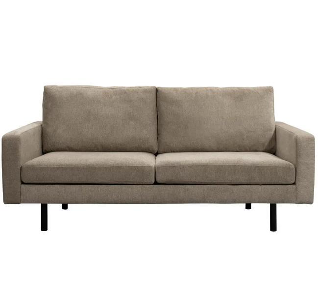 Bank Collin 2,5-zits - Zandkleurig, Huis en Inrichting, Banken | Bankstellen, Zo goed als nieuw, Rechte bank, Tweepersoons, 200 tot 250 cm