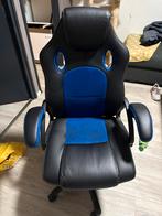 Gebruikte Gaming/Bureaustoel - Zwart/Blauw, Ophalen, Gebruikt, Zwart, Gaming bureaustoel