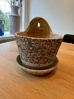 Berkenbast hangpot, Tuin en Terras, Ophalen of Verzenden, Rond, Aardewerk, Minder dan 25 cm