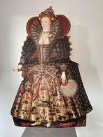 Kartonnen staande pop Elizabeth I, OPHALEN, Verzamelen, Poppen, Ophalen, Gebruikt, Pop